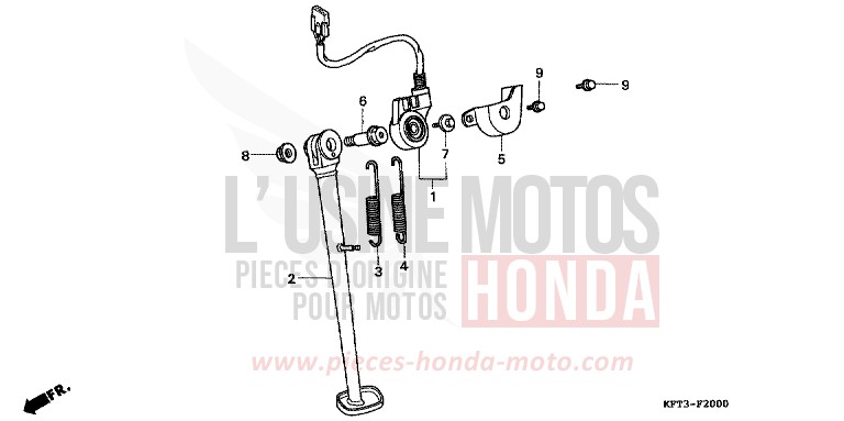 BEQUILLE de City Fly BLACK (NH1E) de 1998